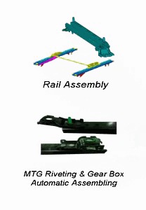 Rail Assembly / MTG Riveting & Gear Box Automatic Assembling